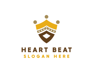 Royal Shield Crown logo design