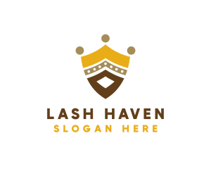 Royal Shield Crown logo design