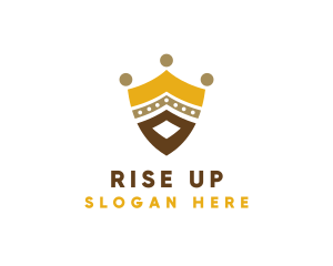 Royal Shield Crown logo design