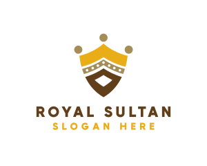 Royal Shield Crown logo design