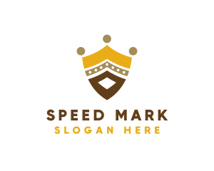 Royal Shield Crown logo design