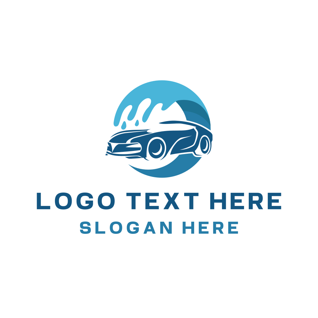 Blue Car Water Splash Logo | BrandCrowd Logo Maker