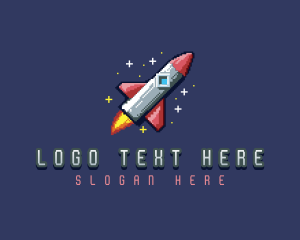 Gaming - Rocket Spacecraft Videogame logo design