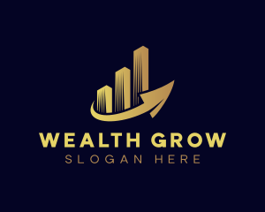 Arrow Graph Investment logo design