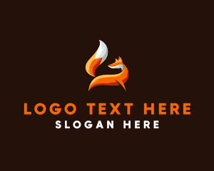 Fox Tail - Fox Tail Animal logo design