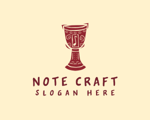 Note - Djembe Tribal Note logo design