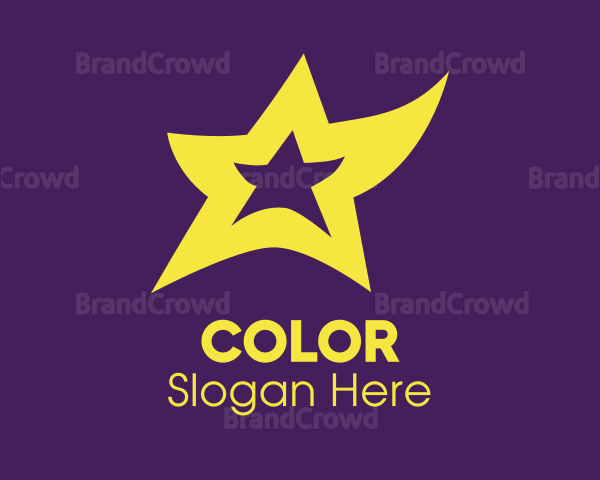 Yellow Dancing Star Logo