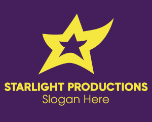 Showbiz - Yellow Dancing Star logo design