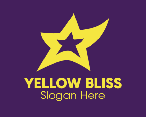 Yellow Dancing Star logo design