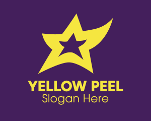 Yellow Dancing Star logo design