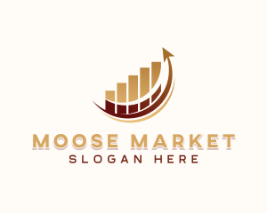 Stock Market Arrow Investment logo design