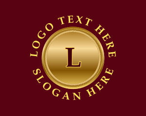 Coin - Luxury Coin Business logo design