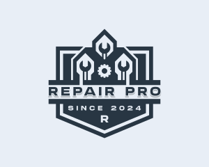 Wrench Repair Renovation logo design