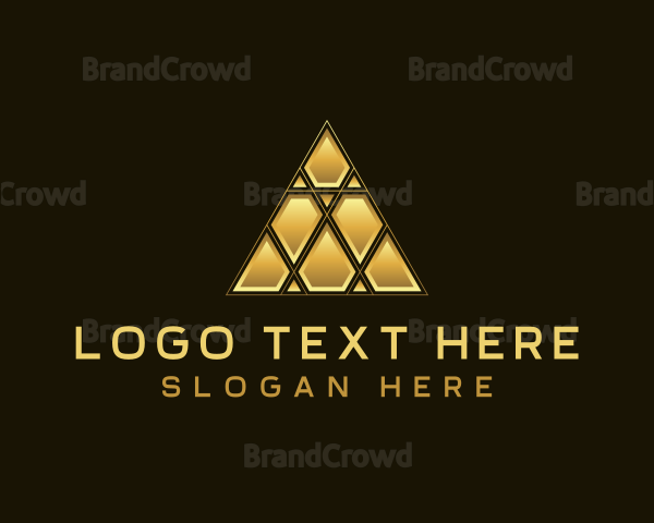 Pyramid Triangle Premium Logo