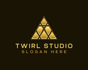 Pyramid Triangle Premium logo design