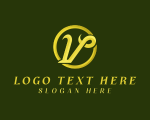 Vitality - Elegant Jewelry Letter V logo design