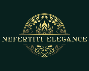 Elegant Wreath Crest logo design