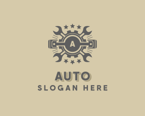Auto Repair Mechanic Tools logo design