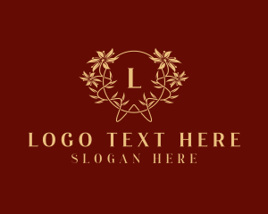 Beauty - Flower Wreath Blossom logo design