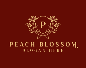 Flower Wreath Blossom logo design