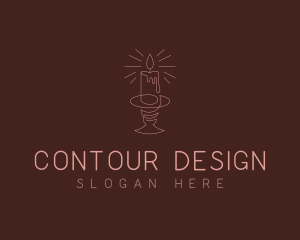 Candlelight Interior Design logo design