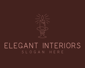 Candlelight Interior Design logo design