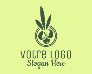 Green Olive Fruit Logo