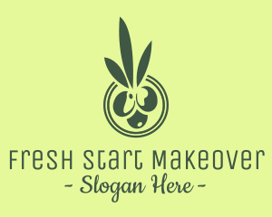 Green Olive Fruit logo design