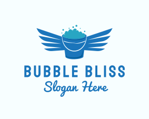 Bubbles Bucket Wing logo design