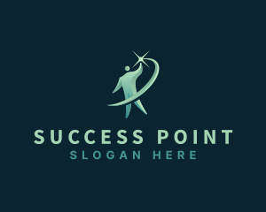 Achievement - Person Leader Success logo design