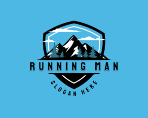 Mountain Peak - Mountain Summit Trekking logo design