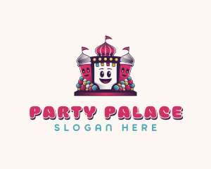 Party Castle Playground logo design