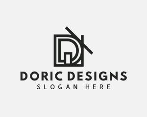 D House Construction logo design