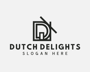 D House Construction logo design