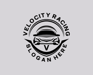 Sports Car Racing Vehicle logo design