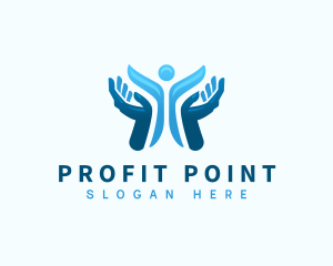 Community People Hand logo design