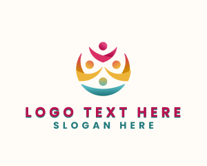 Non Profit - Human Volunteer Community logo design
