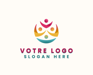 Interact - Human Volunteer Community logo design