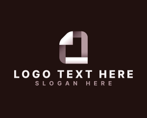 Creative Origami Letter O logo design