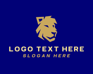 Accounting - Lion Head Wildlife logo design