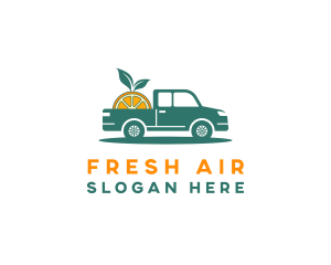 Orange Fruit Truck logo design