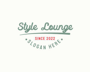 Retro Cursive Wordmark logo design