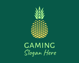 Simple Geometric Pineapple Logo