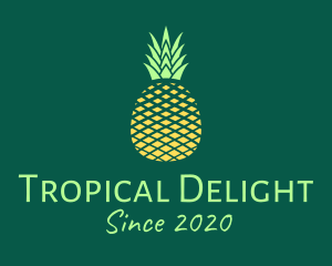 Pineapple - Simple Geometric Pineapple logo design