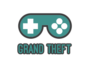 Gamer - Game Controller Goggles logo design