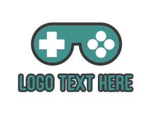 Game - Game Controller Goggles logo design