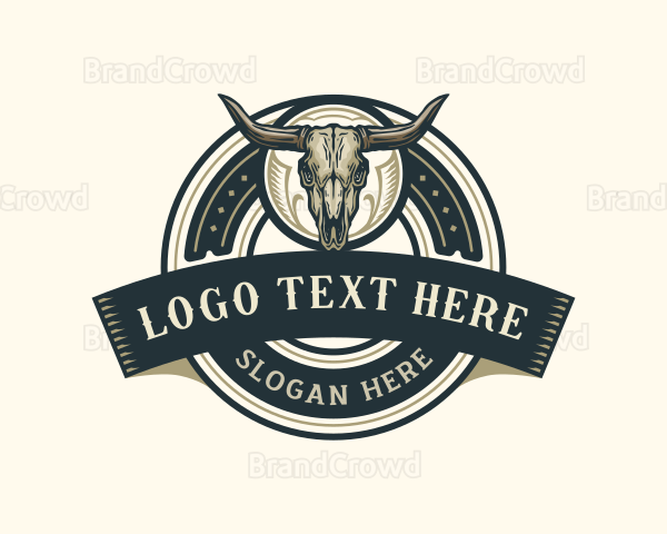 Bull Skull Ranch Logo