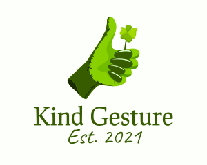 Gesture - Lucky Gardening Gloves logo design