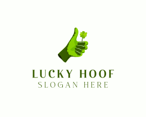 Lucky Gardening Gloves logo design