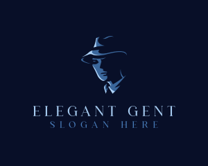 Mysterious Detective Gentleman logo design